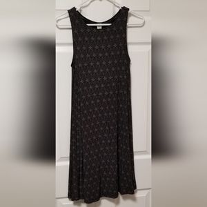 Old Navy Dress Black/White Stretch Sleeveless Size S
